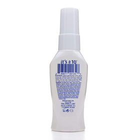 It’s a 10 spray being applied to damp hair to create lift and manageable volume