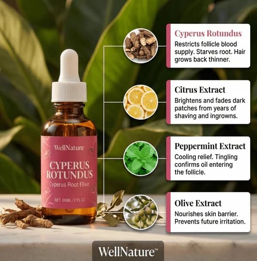 IT'S GIVING GLASS SKIN bottle beside olive sprig implying nourishing oil blend