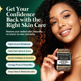 It's Pure Natural lather in hand demonstrating easy foaming and cleansing action