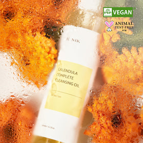 IUNIK label close-up revealing key ingredients and plant-based formulation