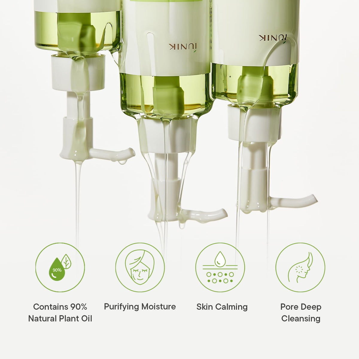 IUNIK 200ml bottle next to common object to show true size for purchase decision