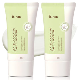 IUNIK front packaging showing SPF 50+ protection and benefits