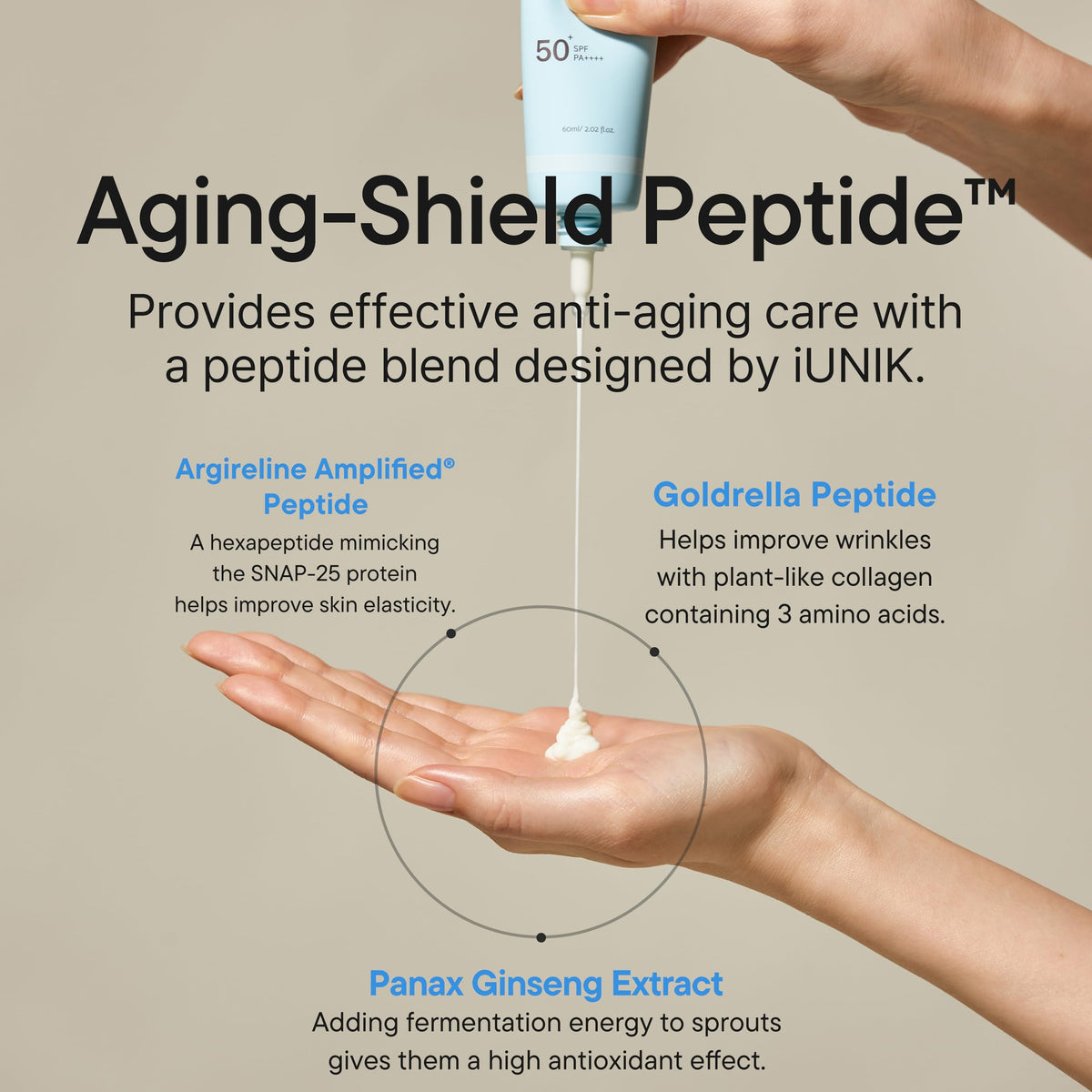 IUNIK label close-up emphasizing clean vegan formulation and safety