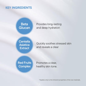 IUNIK size and contents label showing 60ml volume and ingredient clarity