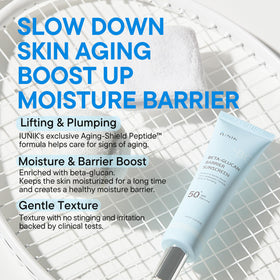 IUNIK tube beside ruler showing compact travel-friendly size benefit