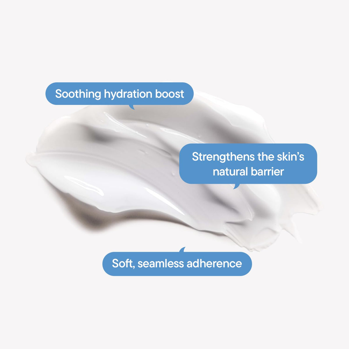 IUNIK texture close-up of gel-cream showing lightweight, fast-absorbing finish