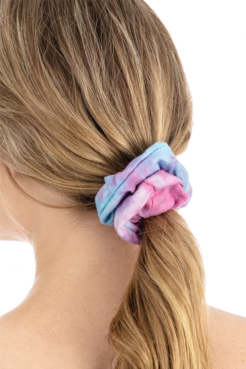 IVARYSS worn in ponytail demonstrating scrunchie styling and reliable all-day hold