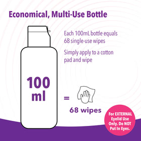 iVIZIA bottle beside credit card showing compact 3.3 fl oz travel-friendly size