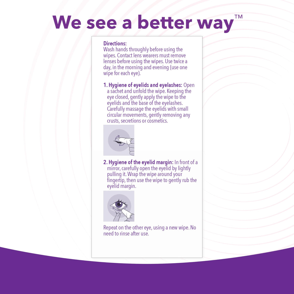 iVIZIA textured wipe surface detail showing micellar formula for effective oil and debris removal