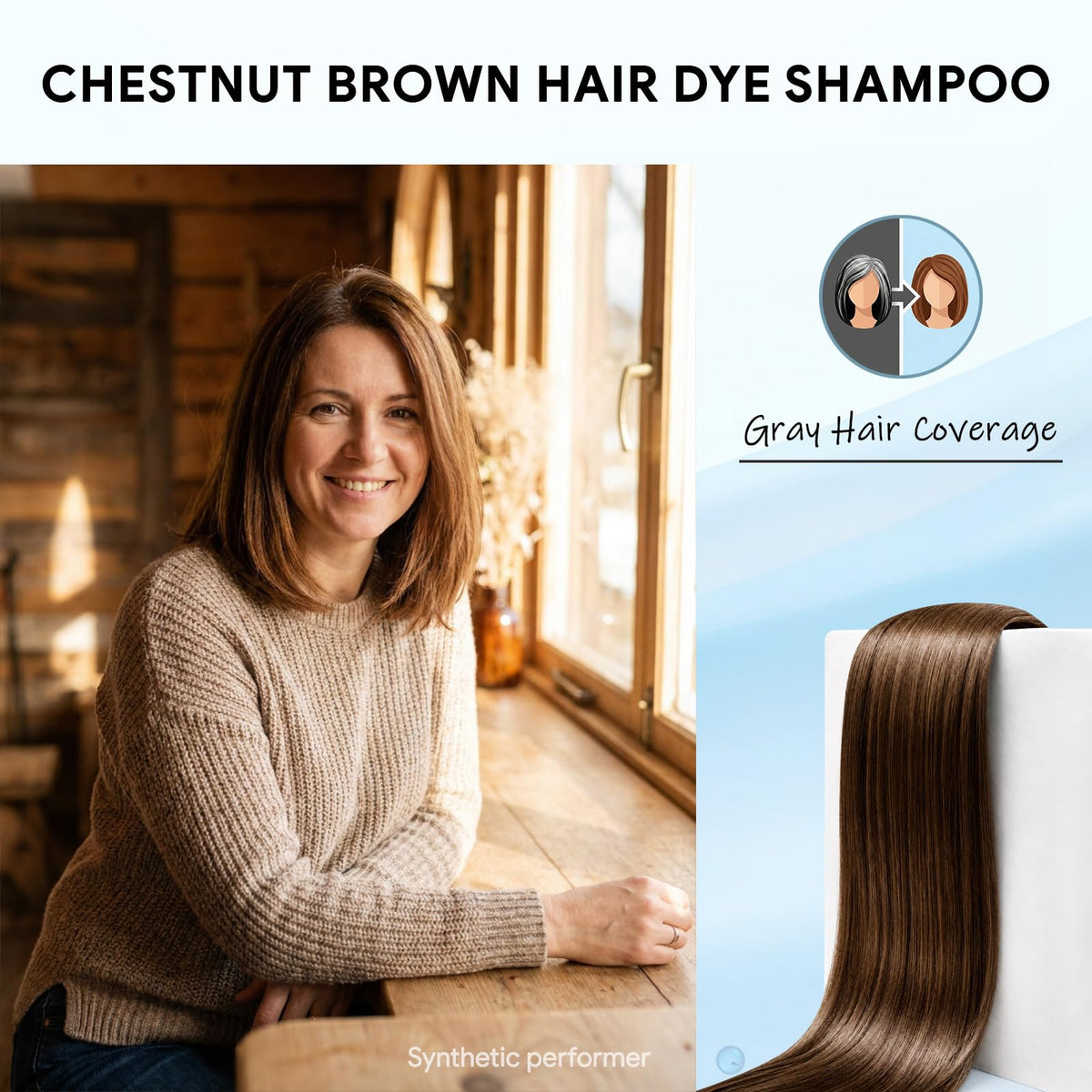 Ivnil shampoo texture closeup showing creamy consistency that spreads evenly