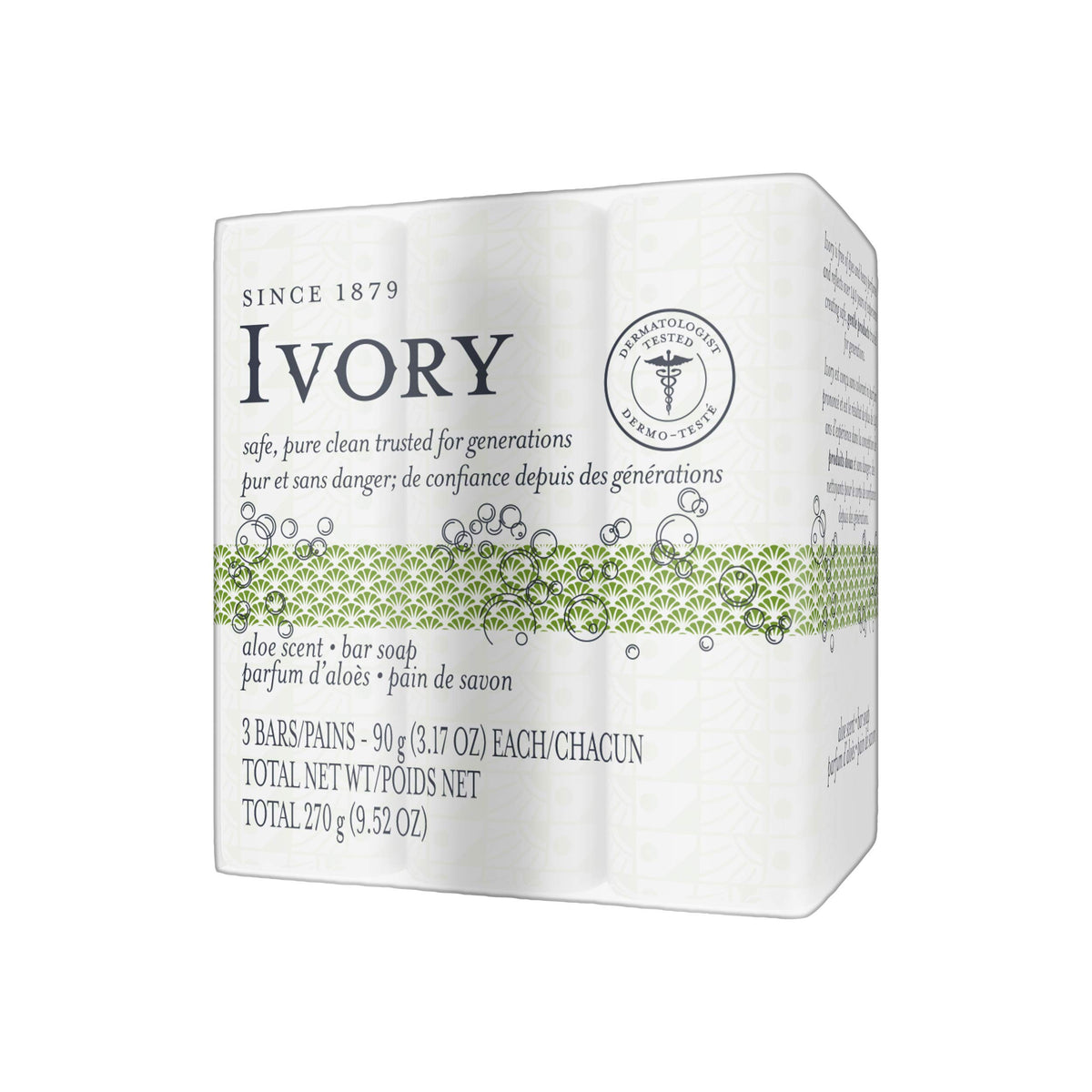 Ivory bar in bathroom lifestyle setting suggesting everyday use