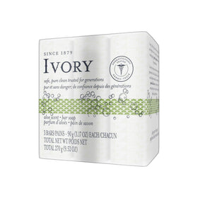 Ivory bar in bathroom lifestyle setting suggesting everyday use