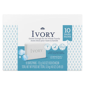Ivory in family bathroom scene illustrating everyday mild cleansing