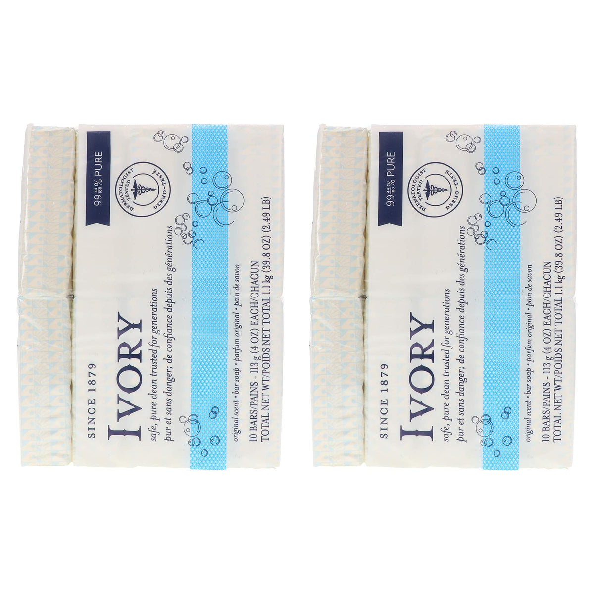 Ivory in bathroom lifestyle with soap on dish providing reliable everyday use
