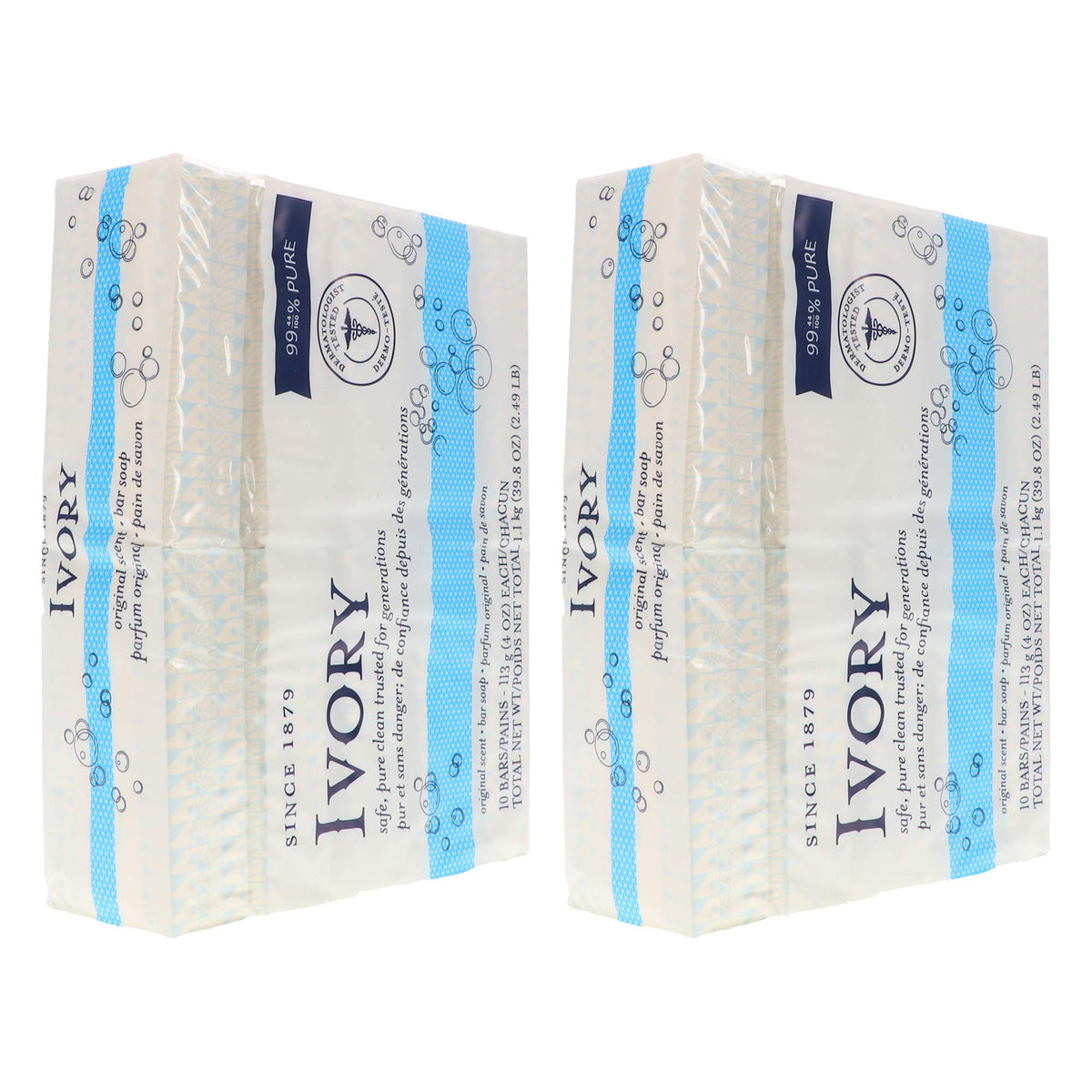 Ivory lather texture on hand showing rich foam and easy rinsing benefit