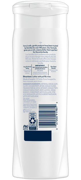 Ivory original three-pack arrangement showing value pack and consistent scent across bottles