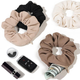 Ivyu front packaging showing scrunchie set and brand, highlights convenience
