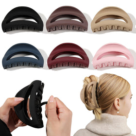 ivyu front view packaging showing six durable silicone claw clips for long-lasting use