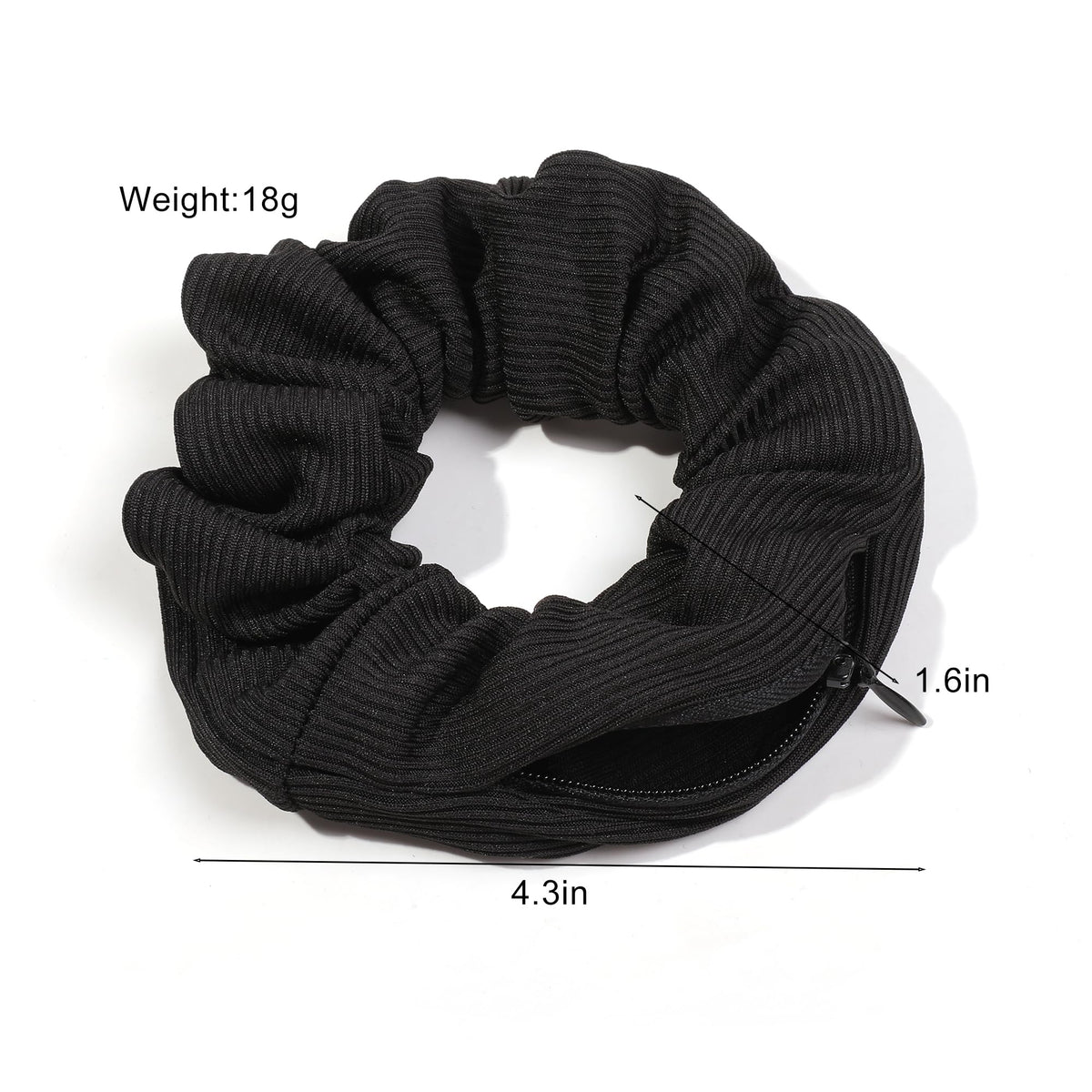 Ivyu holding hair in a ponytail demonstrating non-slip grip