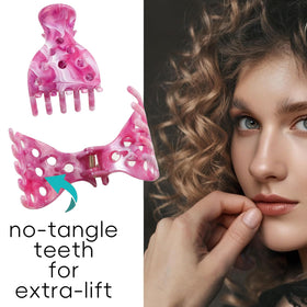 ivyu clips lifting crown roots for visible volume and shape