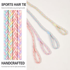 Ivyu hair tie wrapped on ponytail demonstrating quick secure styling
