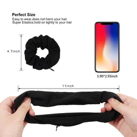 Ivyu zipper pocket open revealing space for cash and small essentials