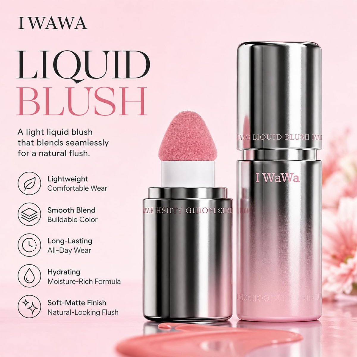 IWAWA sponge tip close-up for precise, mess-free application