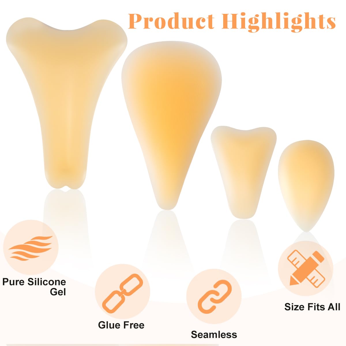 IYRNISFEM large Y-shaped pad applied to skin for seamless coverage