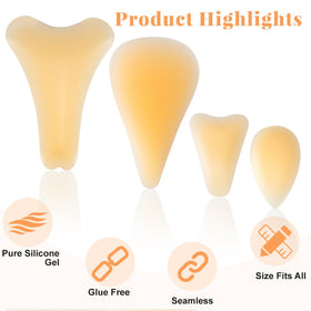 IYRNISFEM large Y-shaped pad applied to skin for seamless coverage