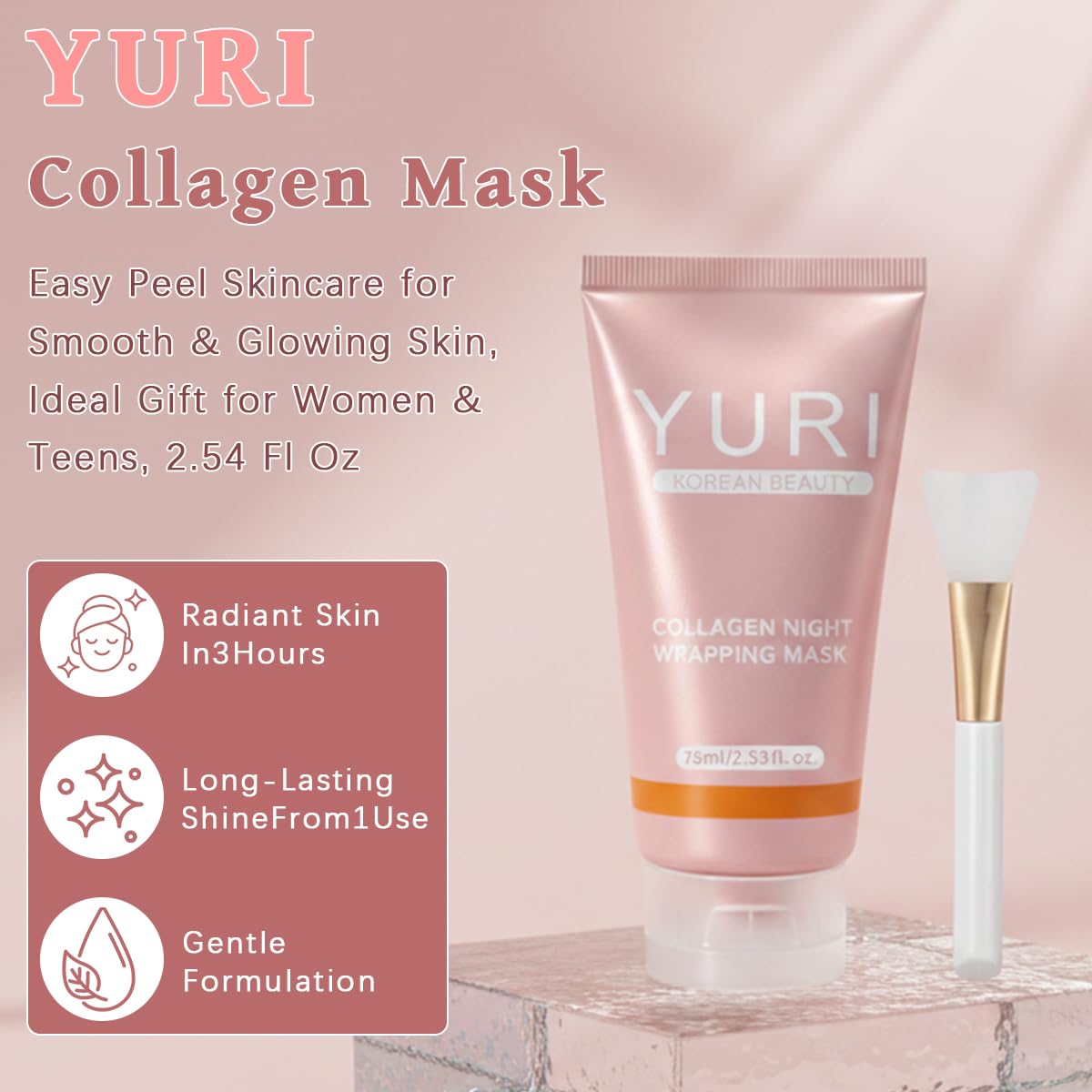 IYUWE YURI applied on hand demonstrating easy spread and lightweight finish