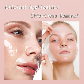 IYUWE YURI open jar showing smooth collagen mask texture for application