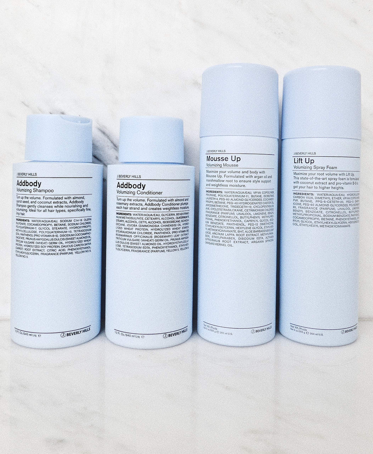 J Beverly Hills close-up of foam texture highlighting lightweight moisturizing benefit