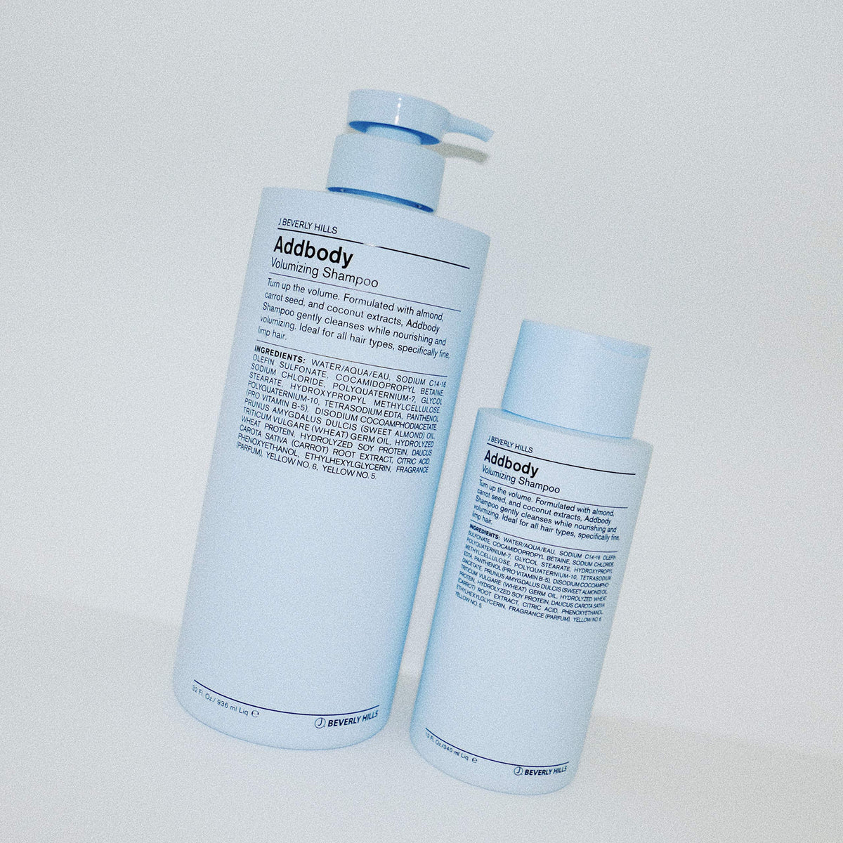 J Beverly Hills bottle dispensing foam demonstrating gentle cleansing action