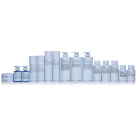 J Beverly Hills bottle on bathroom shelf styled for home salon routine and easy access