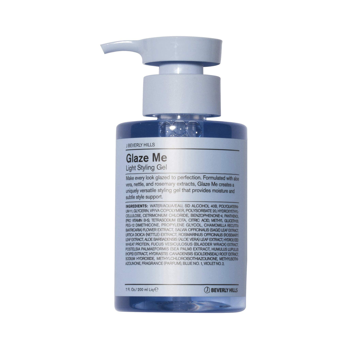 J Beverly Hills front bottle view showing product label and size for easy identification