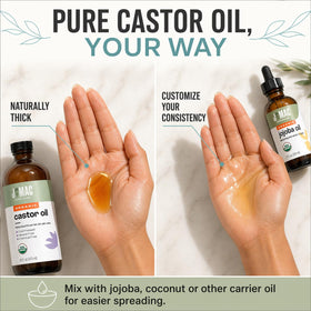 J MAC BOTANICALS label closeup highlighting USDA organic certification benefit