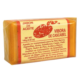 JABON DE ACEITE VIBORA DE CASCABEL individually wrapped bar ready for travel convenience