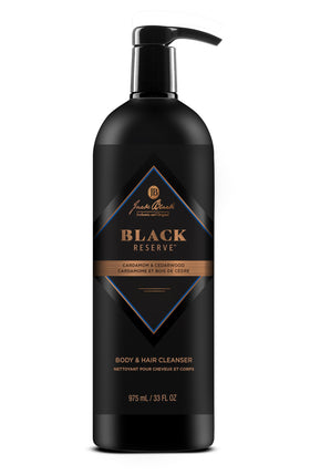 Jack Black front packaging showing 33 oz bottle and branding benefit convenience