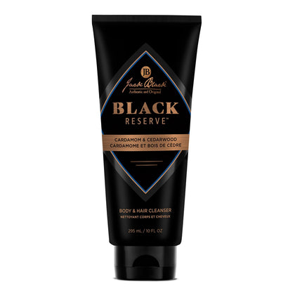 Jack Black front packaging showing black bottle and label, clear brand identity and easy use