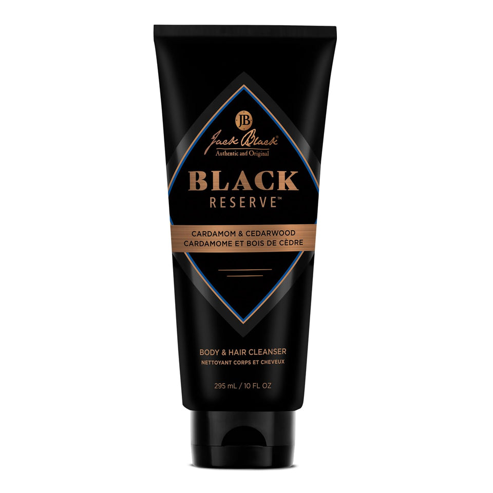Jack Black front packaging showing black bottle and label, clear brand identity and easy use