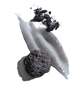 Jack Black texture close-up volcanic stone granules and creamy base for exfoliation