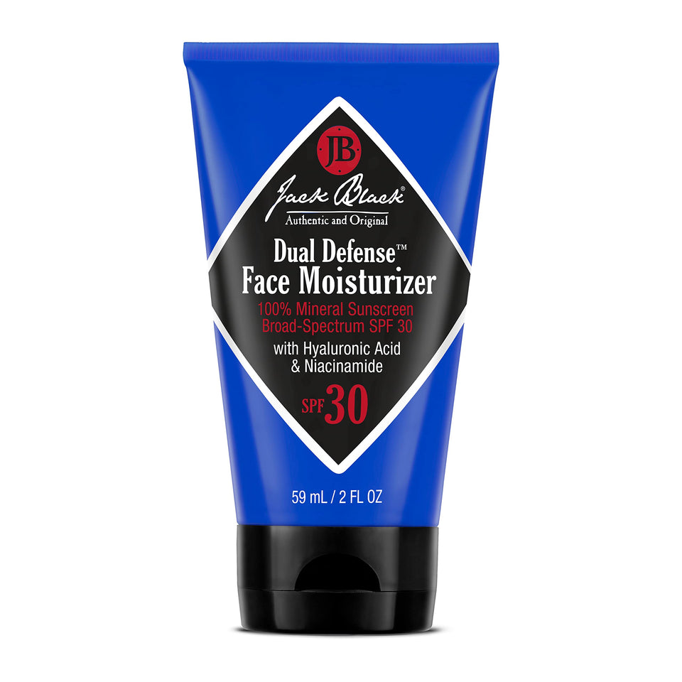 Jack Black front packaging showing SPF 30 and lightweight protection benefits