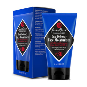 Jack Black texture close-up showing clear, non-greasy finish and hydration