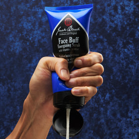 Jack Black texture close-up highlighting bamboo powder exfoliant for effective pore clearing