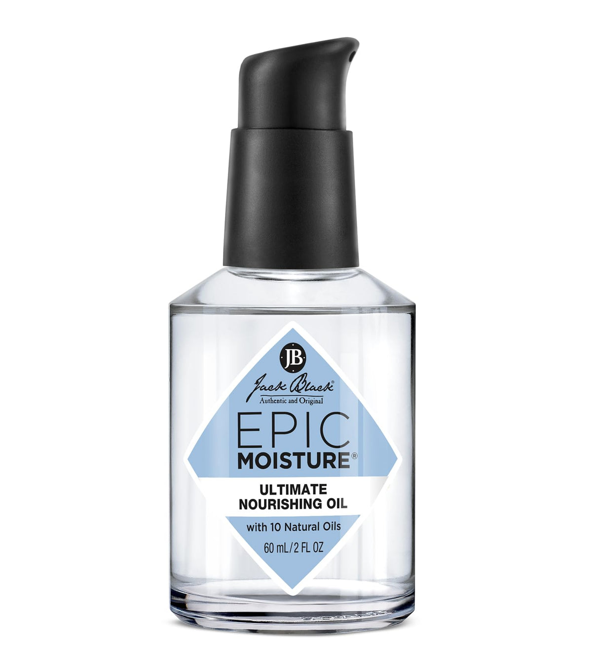 Jack Black front packaging showing bottle and brand for easy identification and portability