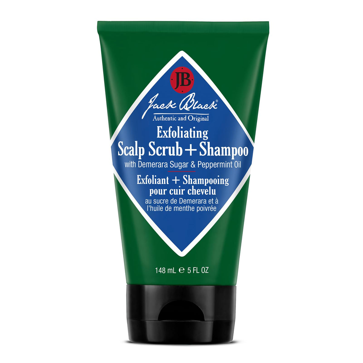 Jack Black front packaging showing label and product benefits for clear scalp