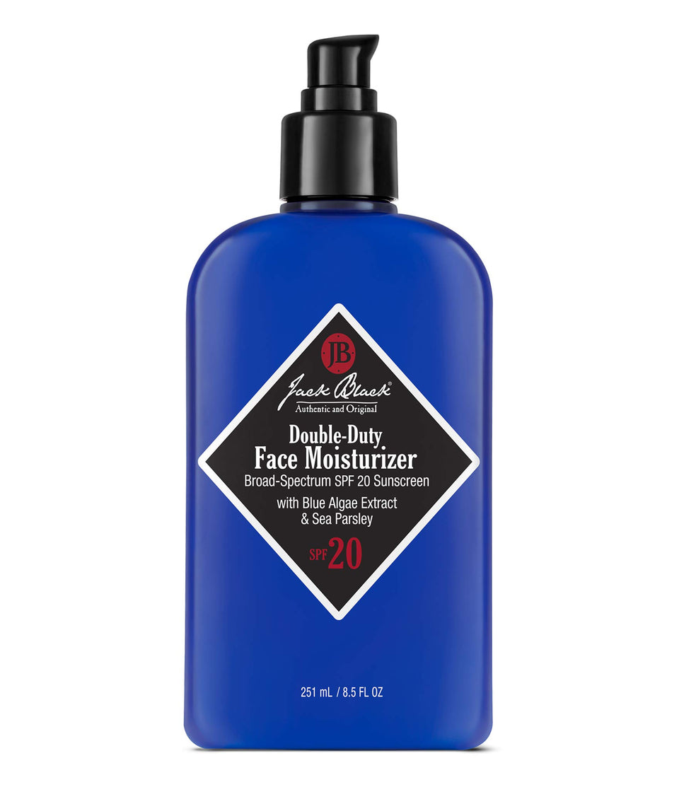 jack black front packaging showing bottle and label, clear brand visibility and easy use