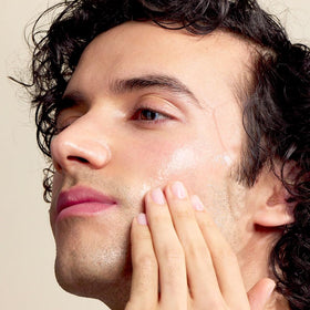Jack Black hair before and after comparison illustrating reduced frizz and added shine