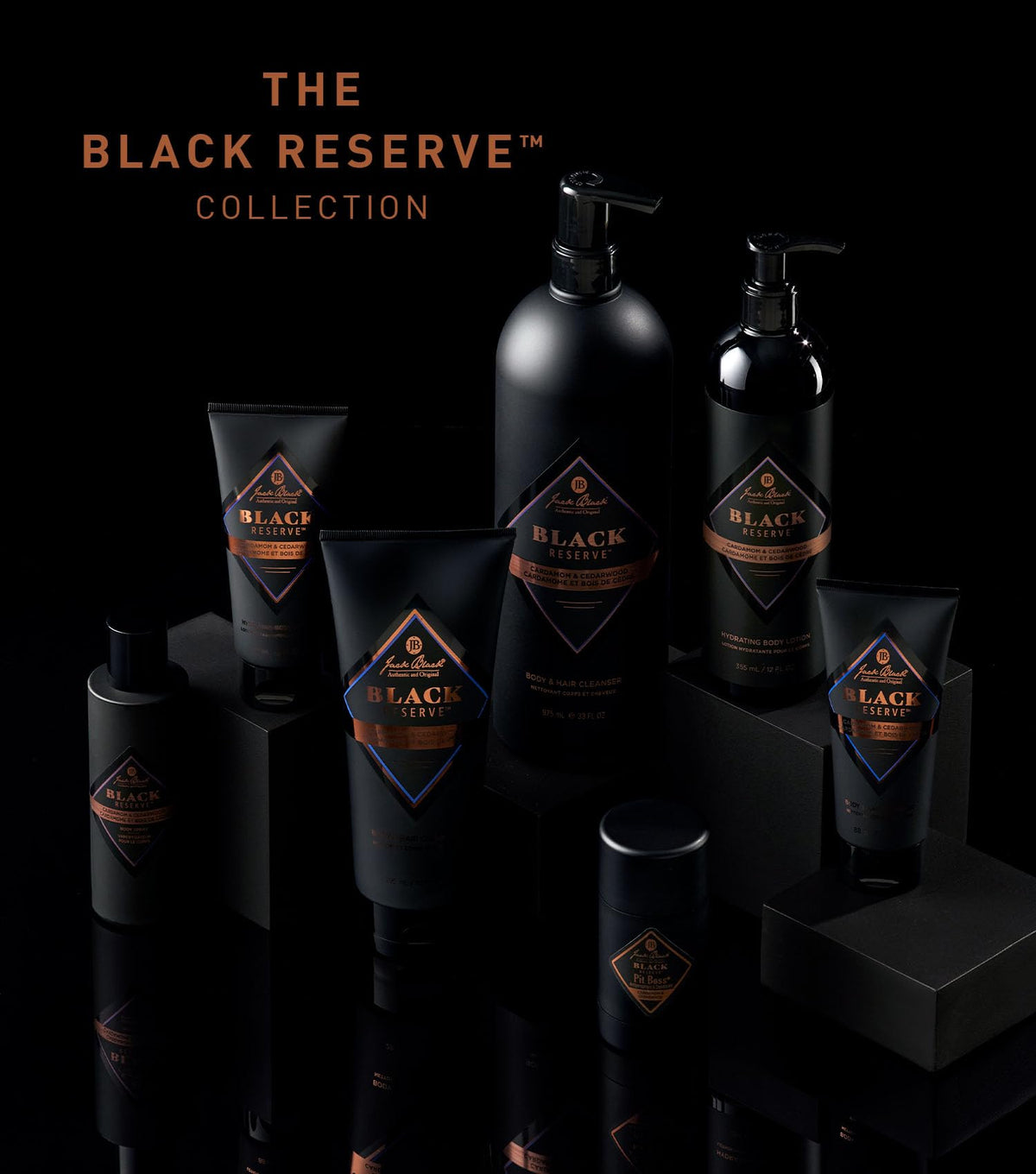 Jack Black in-shower lifestyle use illustrating dual hair and body cleansing benefit