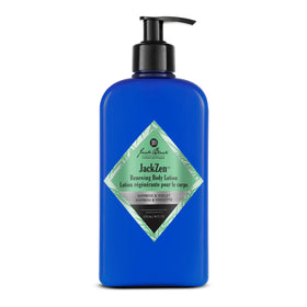 Jack Black Jackzen lotion front packaging showing label and size - benefit: clear product ID